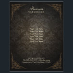 Folletos de época del patrón de damasco elegante<br><div class="desc">Folletos de época del elegante patrón Damask.</div>