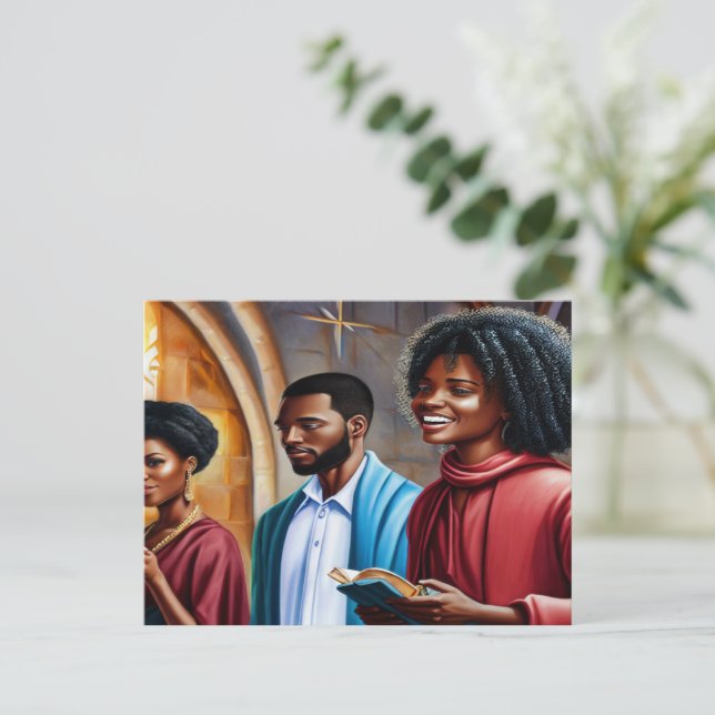 Folletos de la Iglesia 2 Postales de Arte Cristian (Anverso de pie)