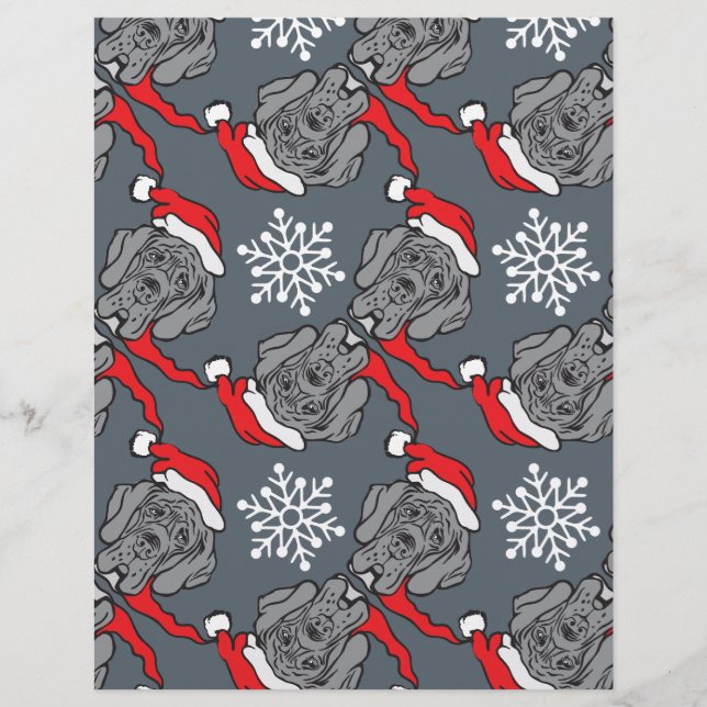 Folletos de la tienda de perros de Navidad (Frente)
