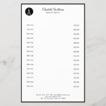 Folletos de peluquería