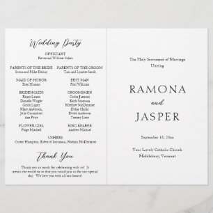 Folletos (Genérico) para Proveedor de Bodas Limpio