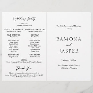 Folletos (Genérico) para Proveedor de Bodas Limpio