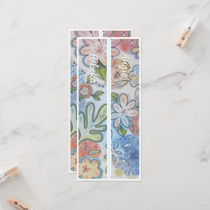 Folletos personalizados con flores de sabor