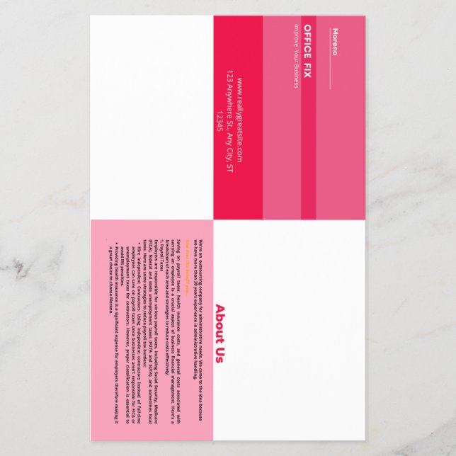 Folletos plegables (Frente)