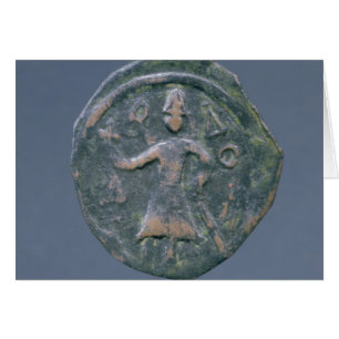 Follis luminoso de Baldwin II, conde de Edessa