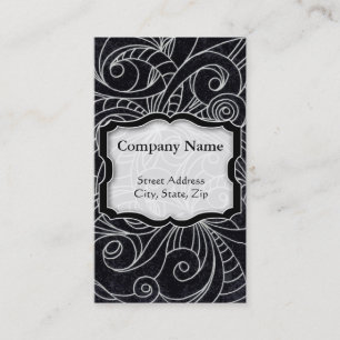 Fondo abstracto floral de la tarjeta de visita