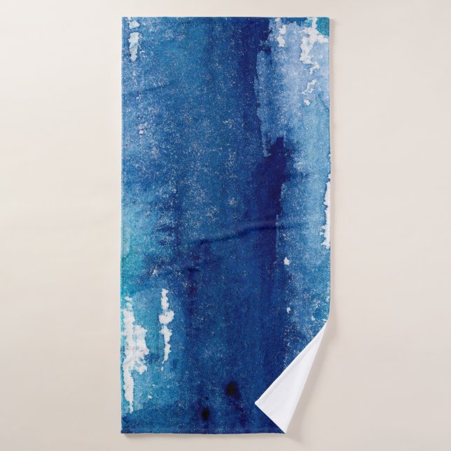 fondo abstracto hecho a mano con agua (Toalla de baño)
