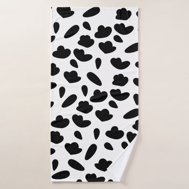 Fondo abstracto inmaterial orgánico vintage, bota (Toalla de baño)