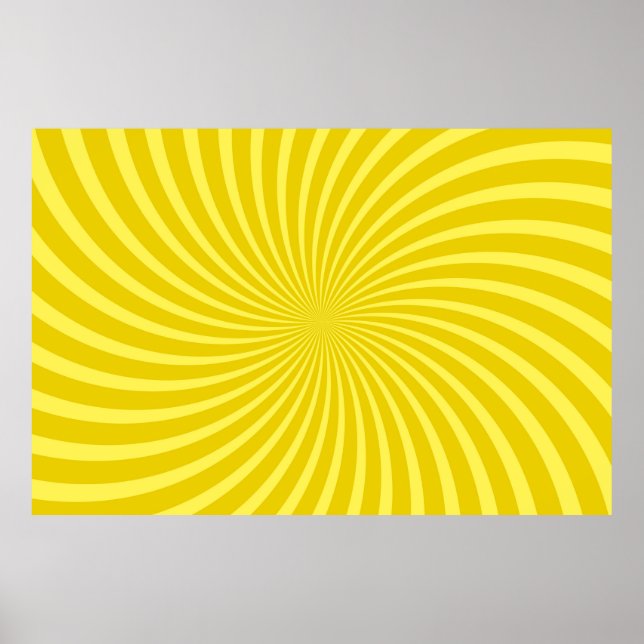 Fondo amarillo de arte pop, iluminación de rayos c (Frente)