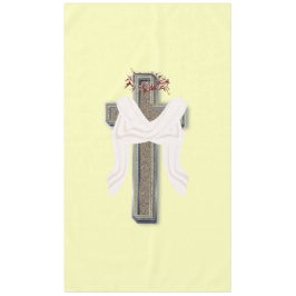 Fondo amarillo de la línea del hogar del mantel