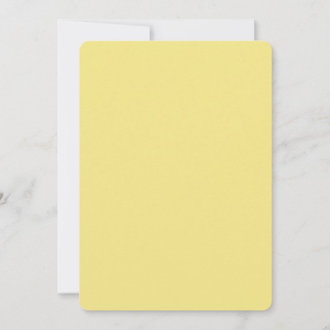 Fondo amarillo pastel suave listo para el personal (Anverso)