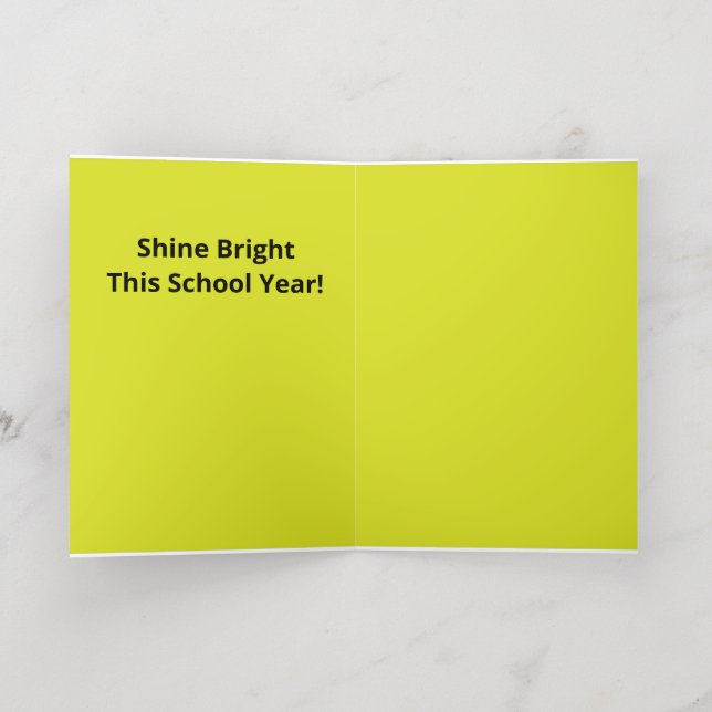 Fondo amarillo plano - Textura de regreso a la esc (Distribución Interior)