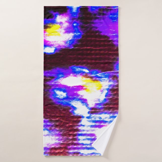 Fondo Animal. Patrón de arte sucio. Clo hecho a ma (Toalla de baño)