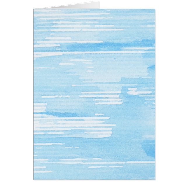 Fondo azul abstracto de la acuarela, textura (Frente)