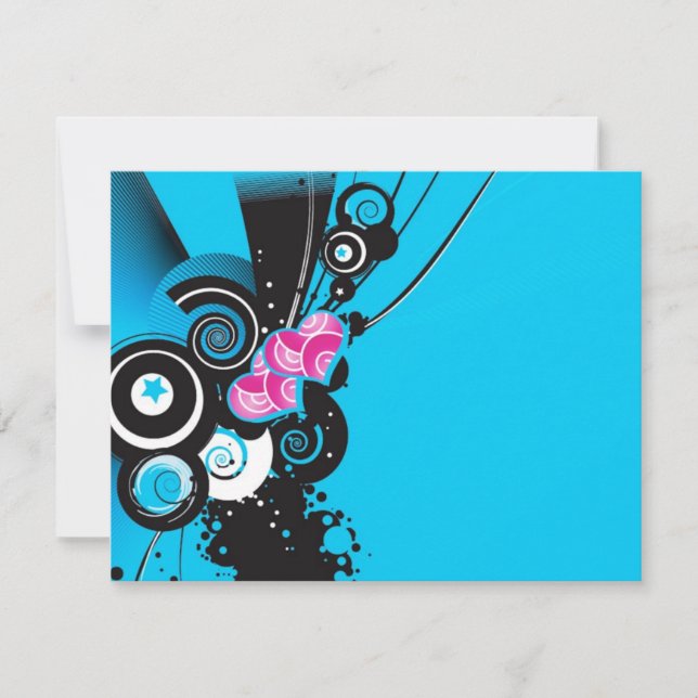 fondo azul con formas (Anverso)