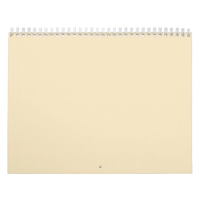 Fondo beige crema en un calendario (Tapa)