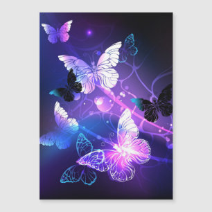 Fondo con mariposas nocturnas
