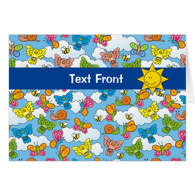 Fondo de animales para bebés (Anverso (Horizontal))