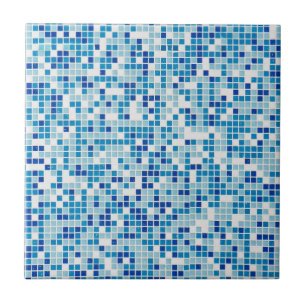 Fondo de azulejos azules