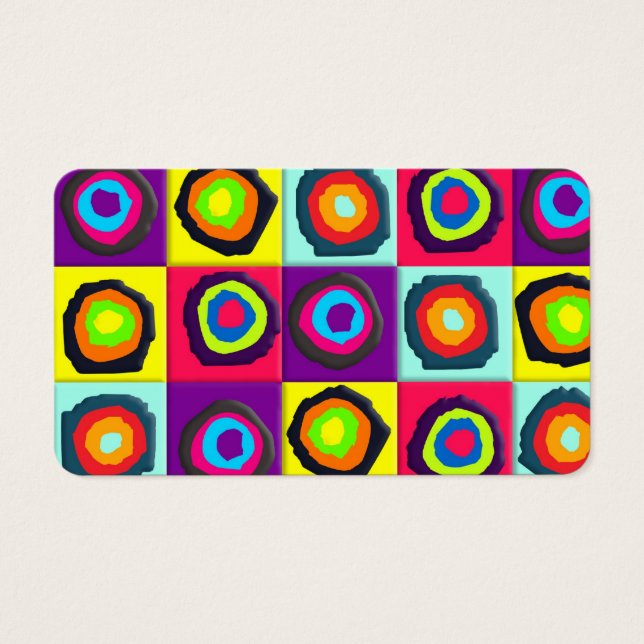 Fondo de círculos coloridos (Frente)