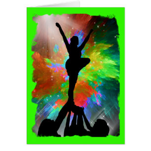 Fondo de Colorburst con Cheerleraders