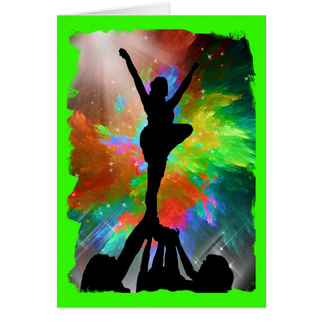 Fondo de Colorburst con Cheerleraders (Frente)