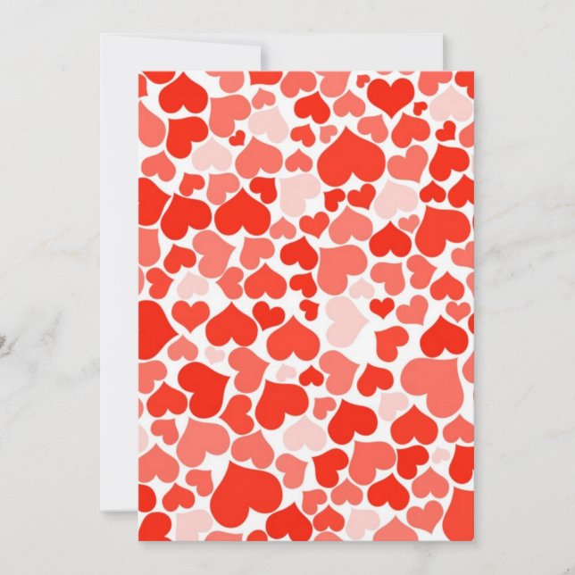 Fondo de Corazones Rojos (Anverso)