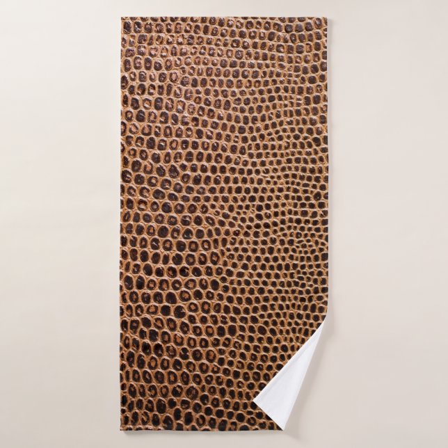 fondo de cuero oscuro (Toalla de baño)