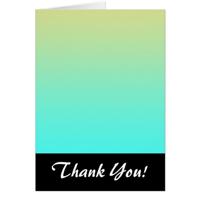 Fondo de degradado pastoral amarillo turquesa (Frente)