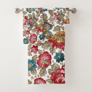 Fondo de diseño color boho floral-blanco