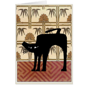 Fondo de escritorio japonés para gato negro