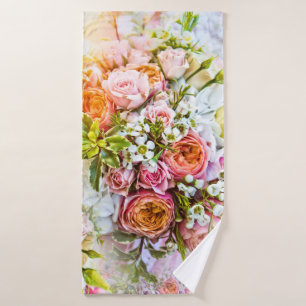 Fondo de flores de verano, ramos de flores