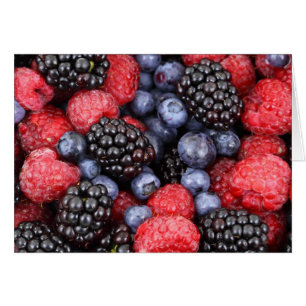 Fondo de frutas del bosque