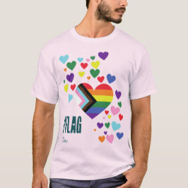 Fondo de la luz de la camiseta del Orgullo PFLAG