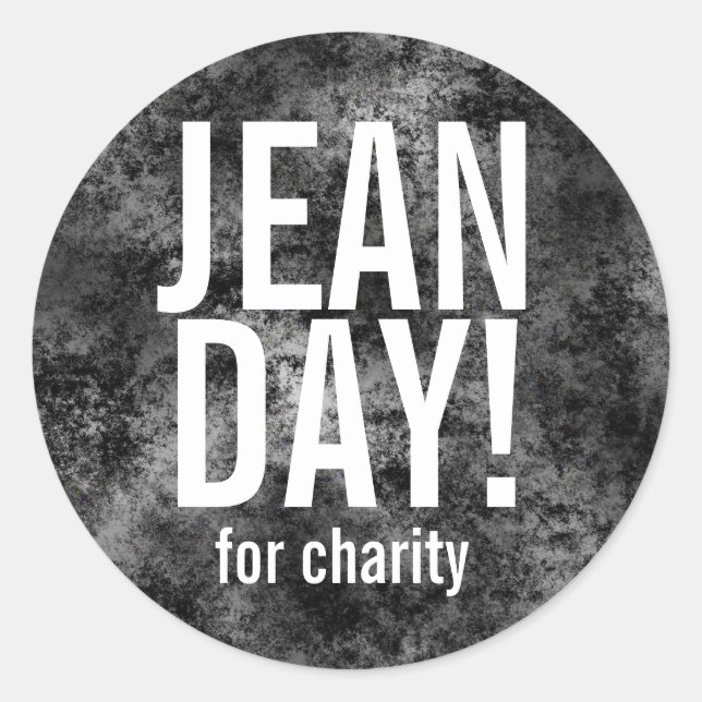 Fondo de la textura de mármol Jean Day Pegatinas (Anverso)