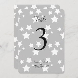 Fondo de las estrellas blancas grises   Tarjetas d