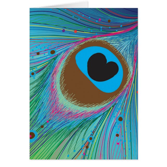 Fondo de las líneas de plumas de Peacock (Frente)