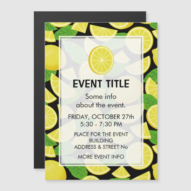 Fondo de limón (Anverso/Reverso)