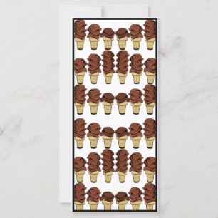 Fondo de los helados de chocolate