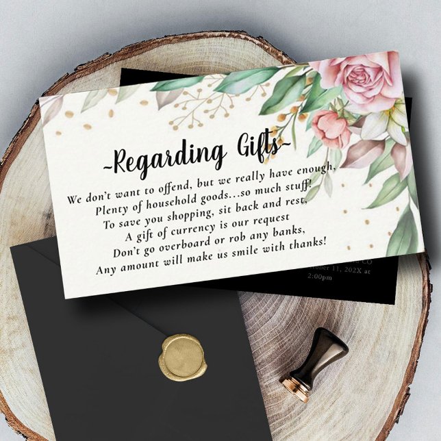Fondo de luna de miel floral en lugar de tarjetas  (Subido por el creador)