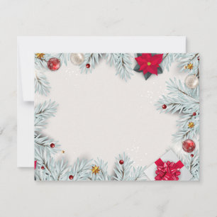Fondo de marco de Navidad blanco