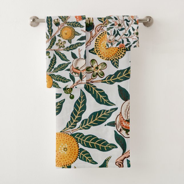 Fondo de Morris Luz Patrón Antiguo Pomegrana (In situ)