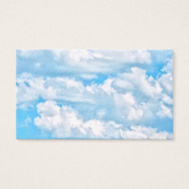 Fondo de nubes soleadas felices festivas (Frente)