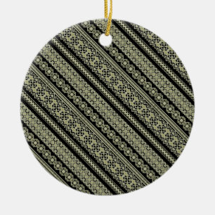 Fondo de ornamento de ukraine de oliva negra suave