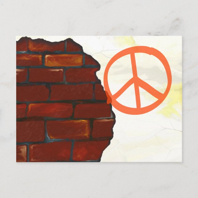 Fondo de pared antiguo, postal (Anverso)