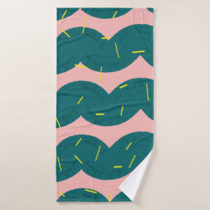 fondo de patrón de cactus lindo ondulado