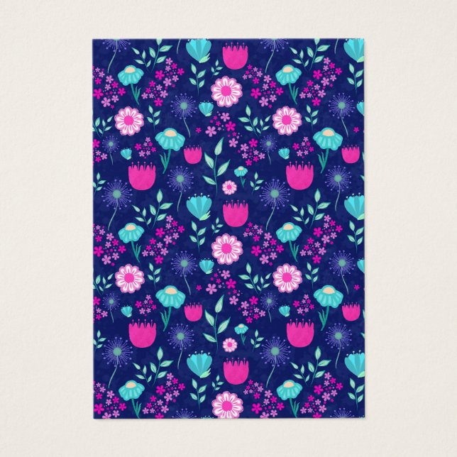 Fondo de patrón floral corto (Frente)