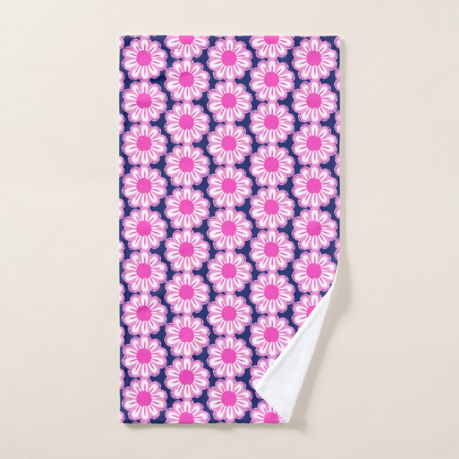 Fondo de patrón floral corto (Toalla de mano)