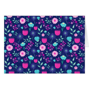 Fondo de patrón floral corto