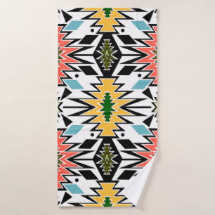 Fondo de patrón ornamental africano tribal sin mar